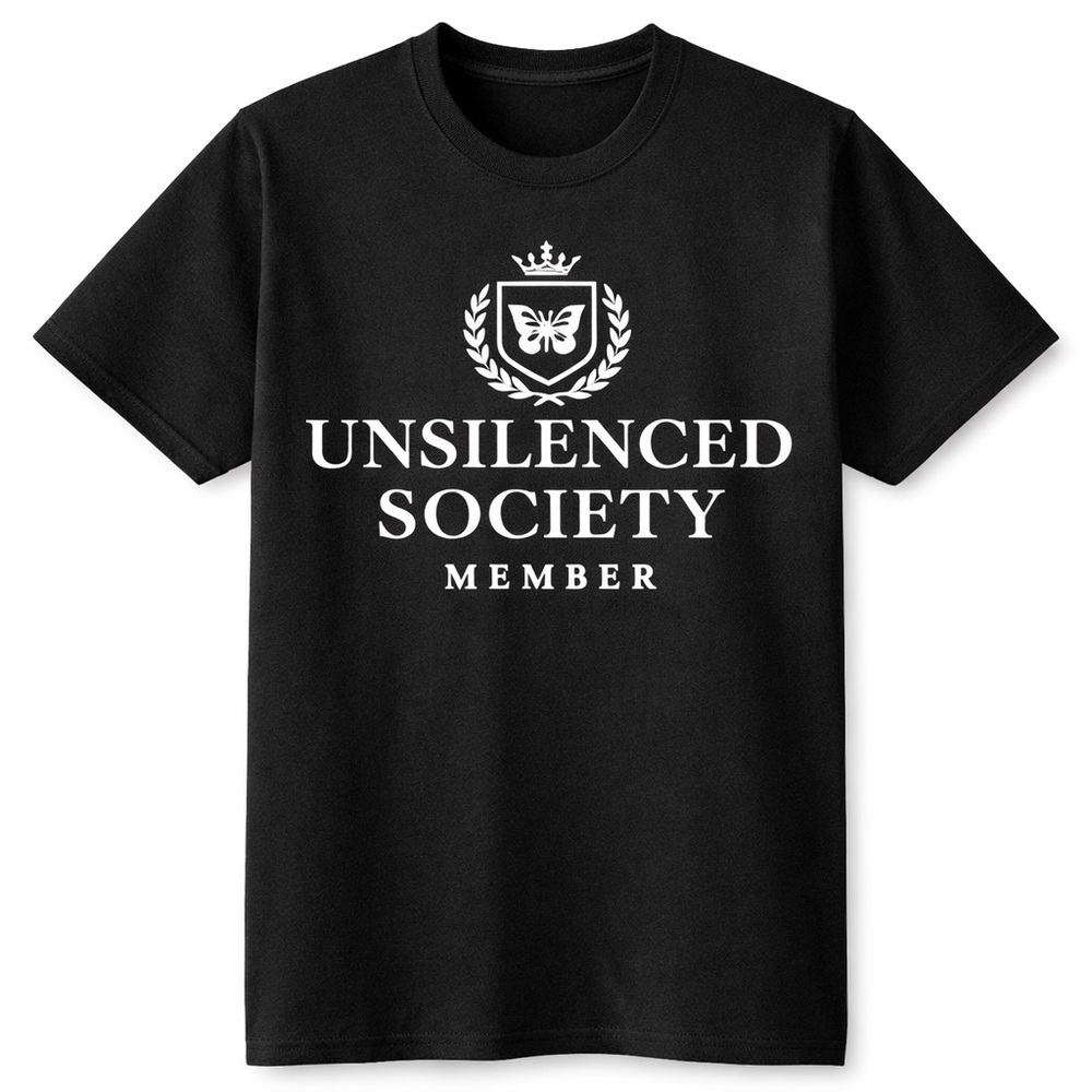 Unsilenced Society Member Shirt | Unisex Graphic Tee | Statement Shirt